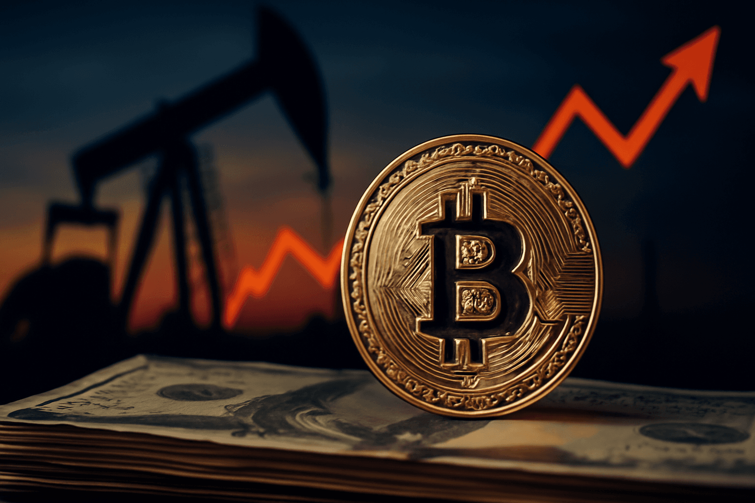 Inflation and Oil Price Surge Impact Bitcoin Market Dynamics