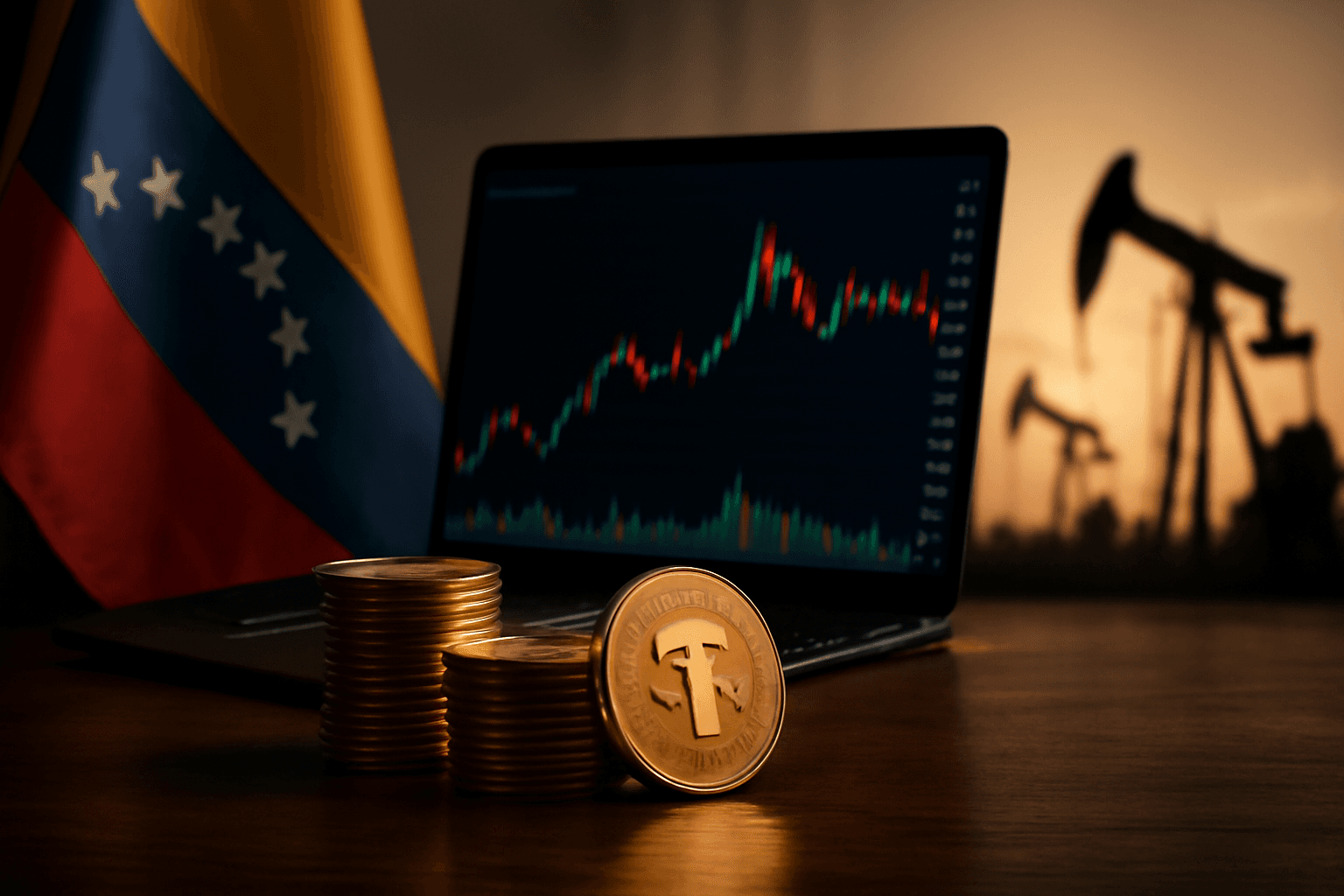 Venezuela's USDT Trading Volume Matches Oil Export Revenues