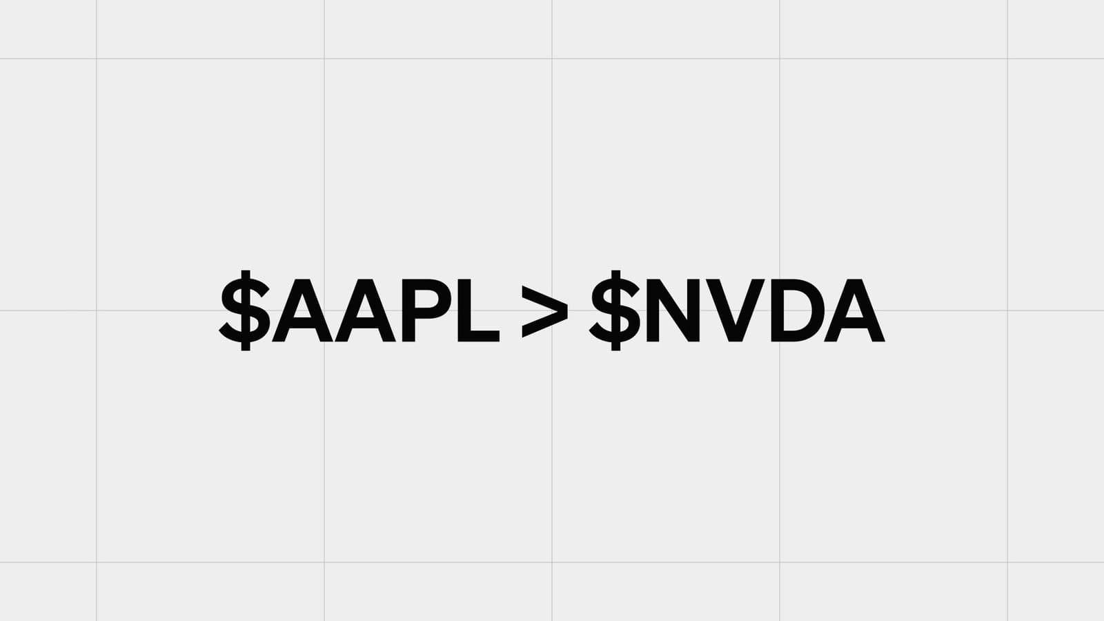 Apple Surpasses Nvidia as Most Valuable Public Company