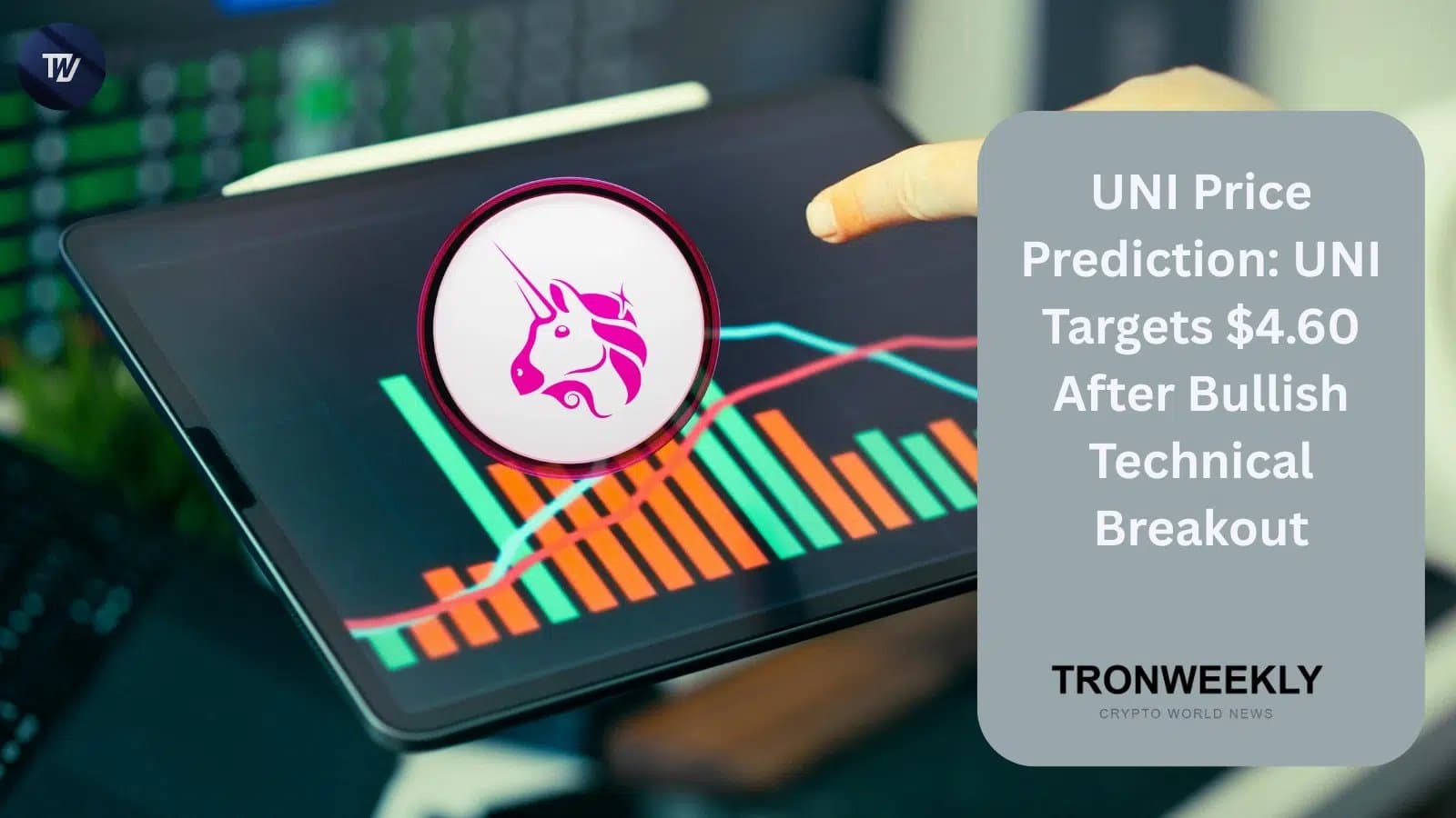 Uniswap bounces to $4.11 as traders defend support before next major hurdle