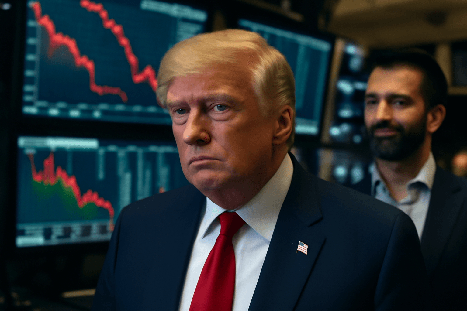 Market Declines Affect Trump-Linked Investments While Family Profits