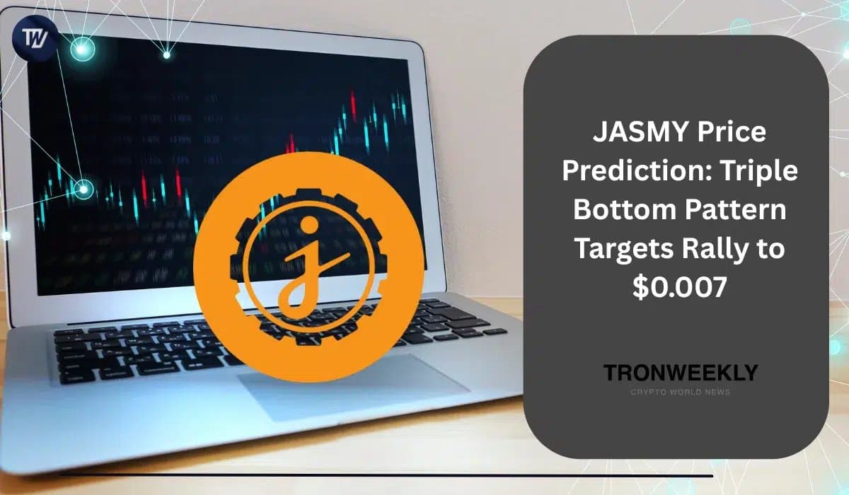 JASMY Eyes Breakout With Triple Bottom Pattern Targeting $0.007