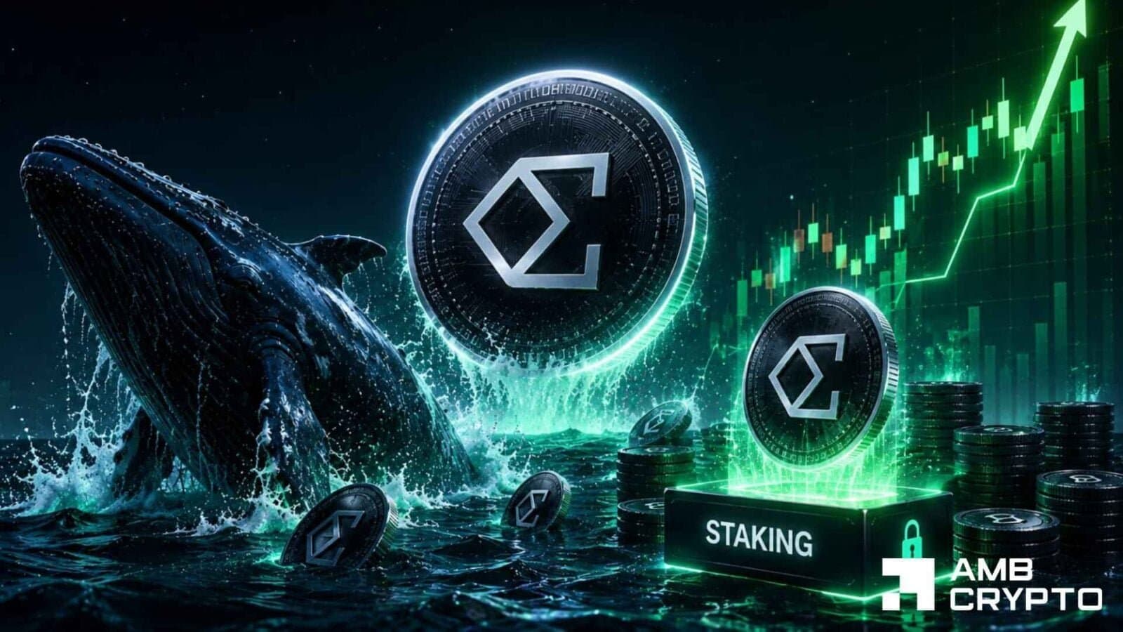 Ethena climbs toward 10 cents as major whale locks up 40 million tokens
