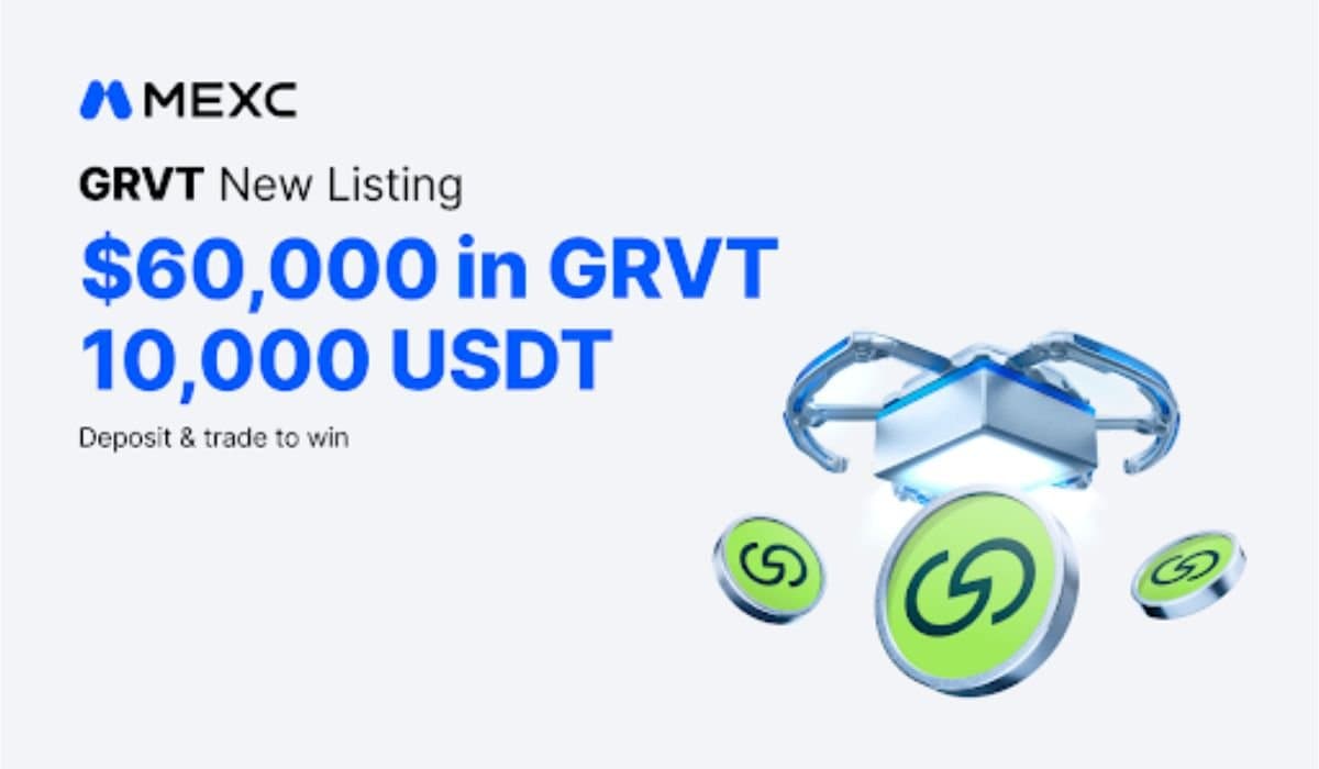 MEXC Introduces Grvt Token with $70,000 in Combined Airdrop and Trading Rewards
