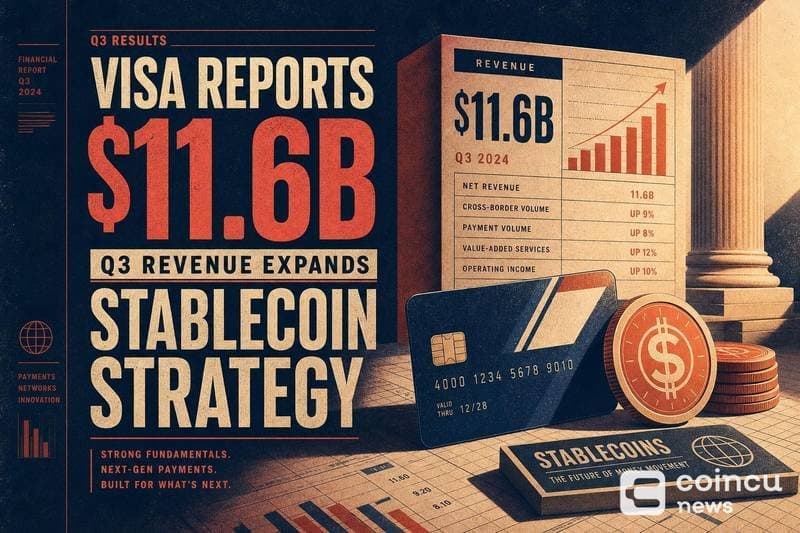 Visa Posts $11.6B Revenue in Q3, Boosts Focus on Stablecoins and Blockchain
