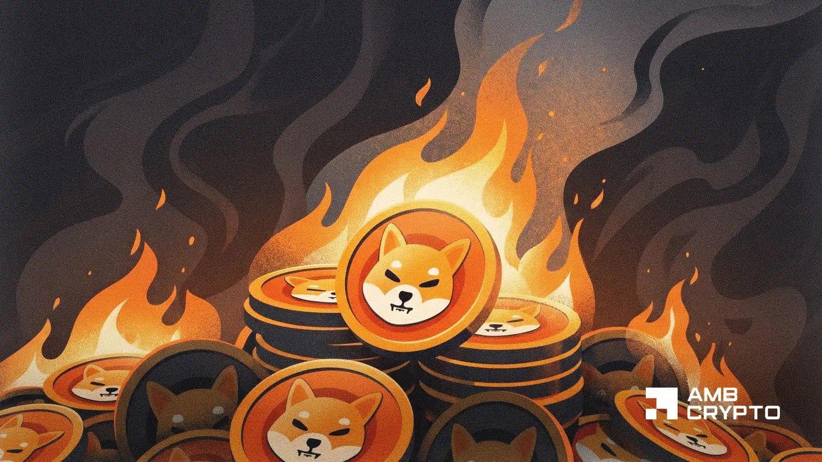 Shiba Inu Token Burn Fails to Boost Price Despite Significant Activity