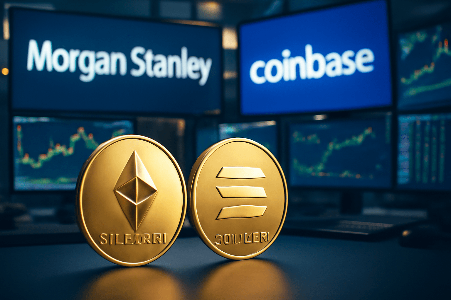 Morgan Stanley Revises ETF Applications for Ethereum and Solana with Coinbase Partnership