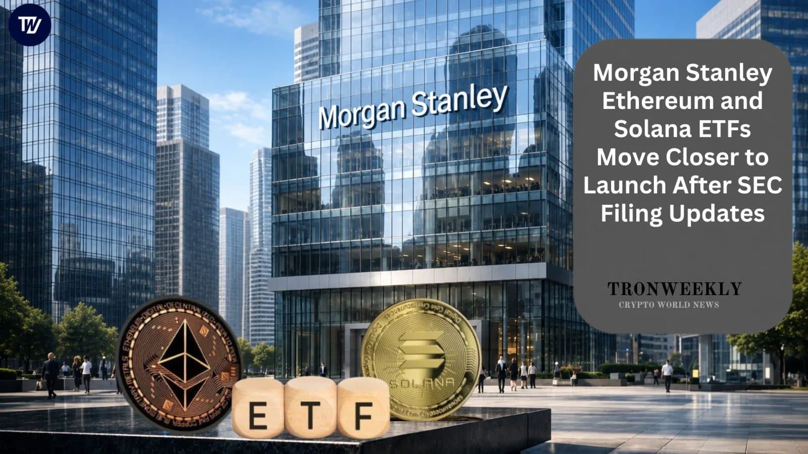 Morgan Stanley Advances Plans for Ethereum and Solana ETFs