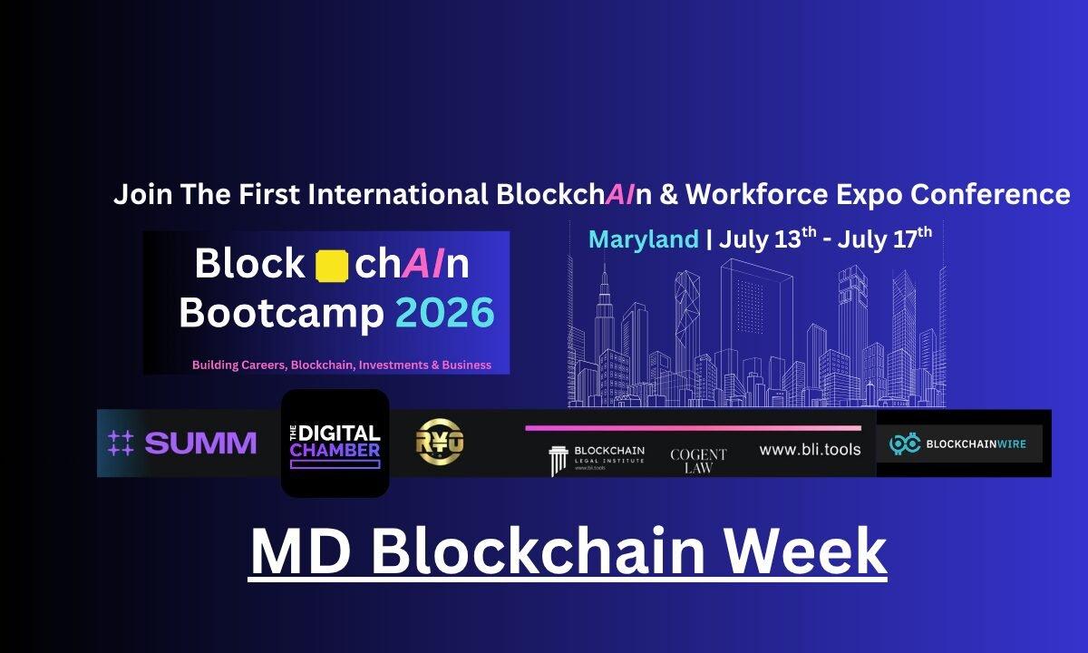 First International Blockchain Bootcamp and Expo Scheduled in Maryland