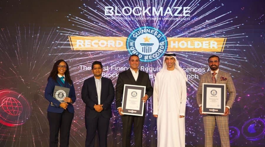 Blockmaze Sets Guinness Record with Over 40 Regulatory Licences