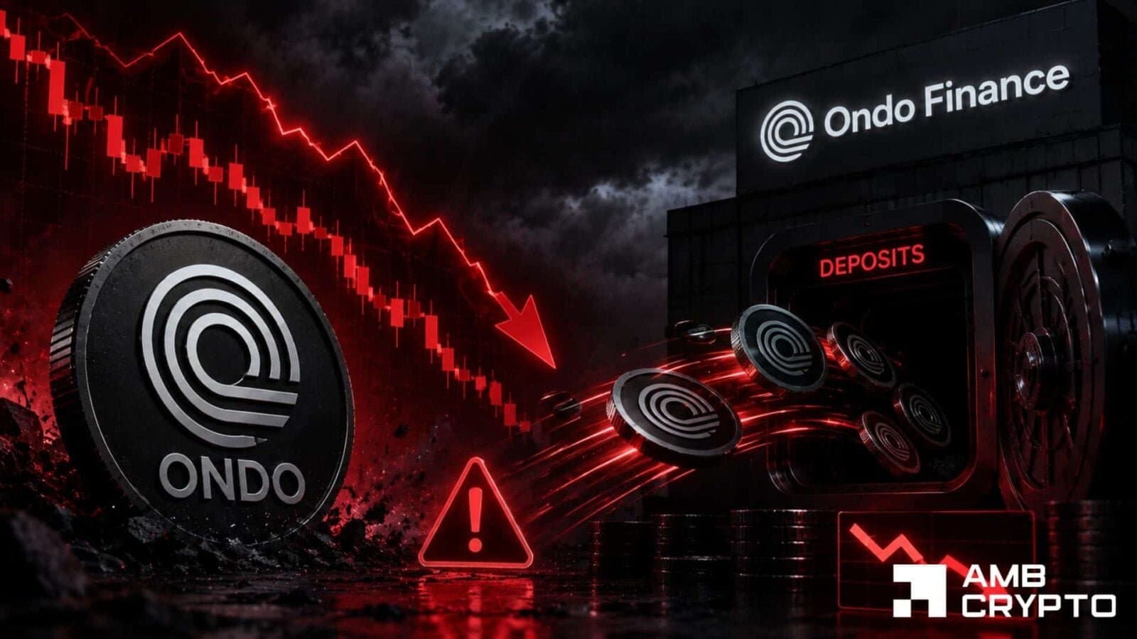 Ondo Finance dumps 20 million tokens on exchanges, ONDO price breaks support