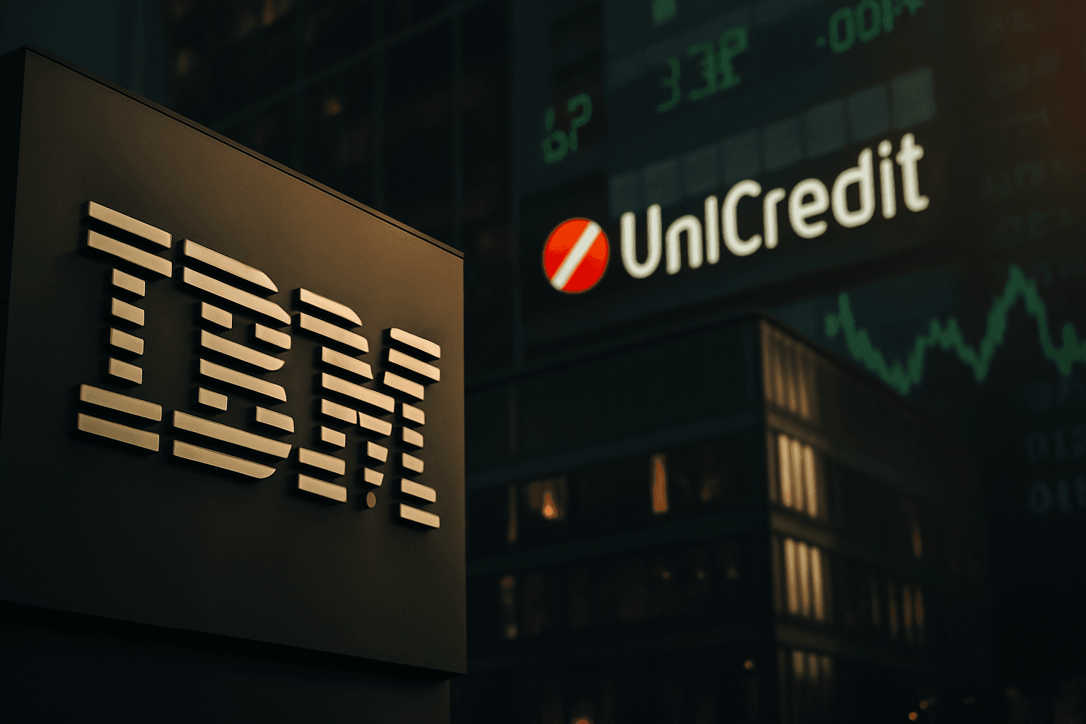 IBM Shares Rise as UniCredit Taps Accenture for European Banking Tech Overhaul