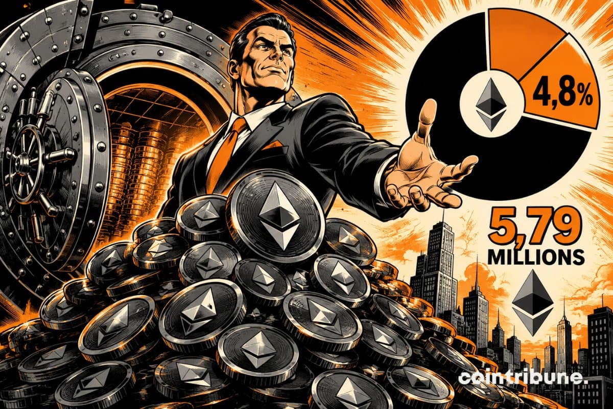 BitMine Boosts Ethereum Holdings to Nearly 5.8 Million ETH, Controlling Close to 5% of Supply