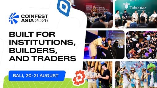 Coinfest Asia 2026 to Unite Crypto Sectors at Bali Event