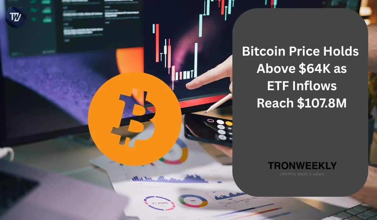 Bitcoin Remains Steady Above $64K as Institutional Demand Grows