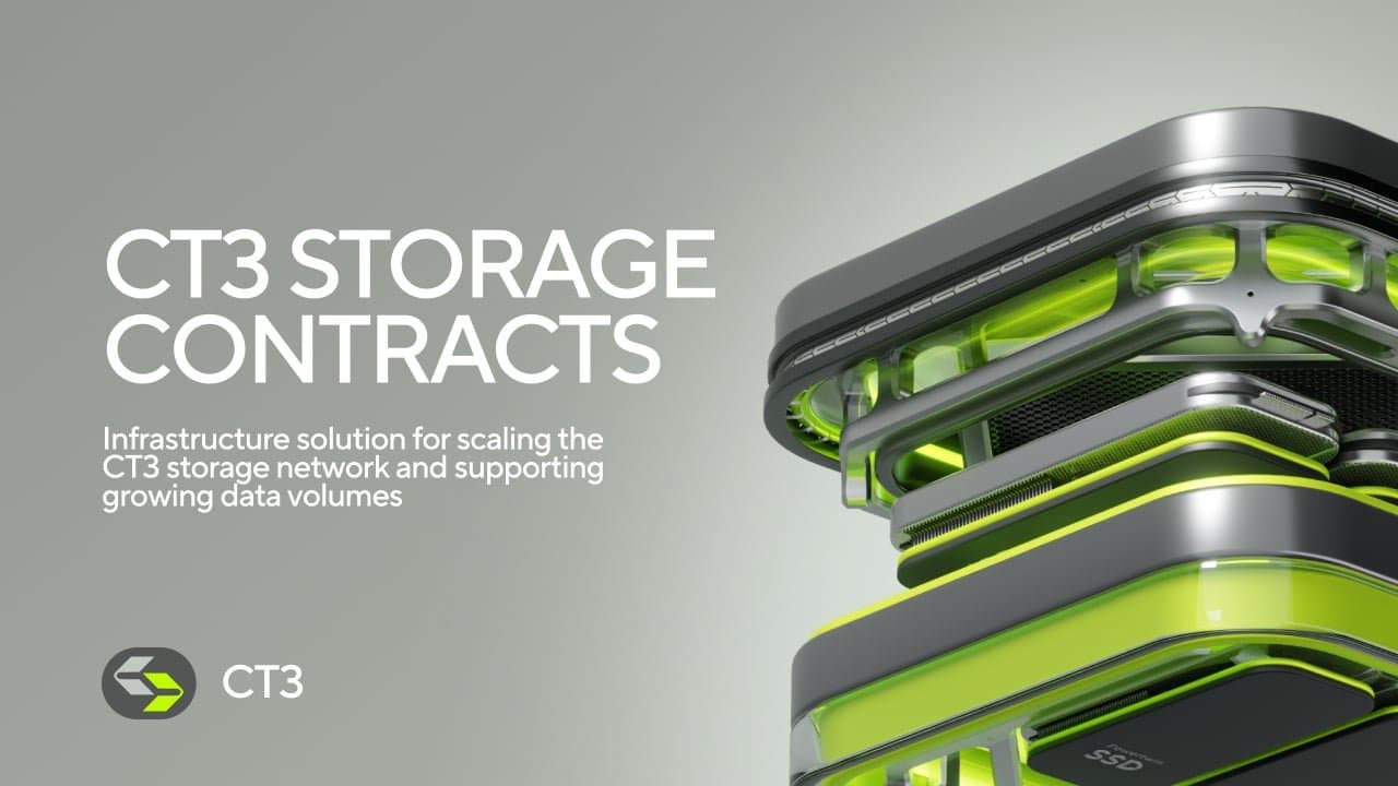 CT3 Introduces Storage Contracts to Improve Decentralized Storage Model