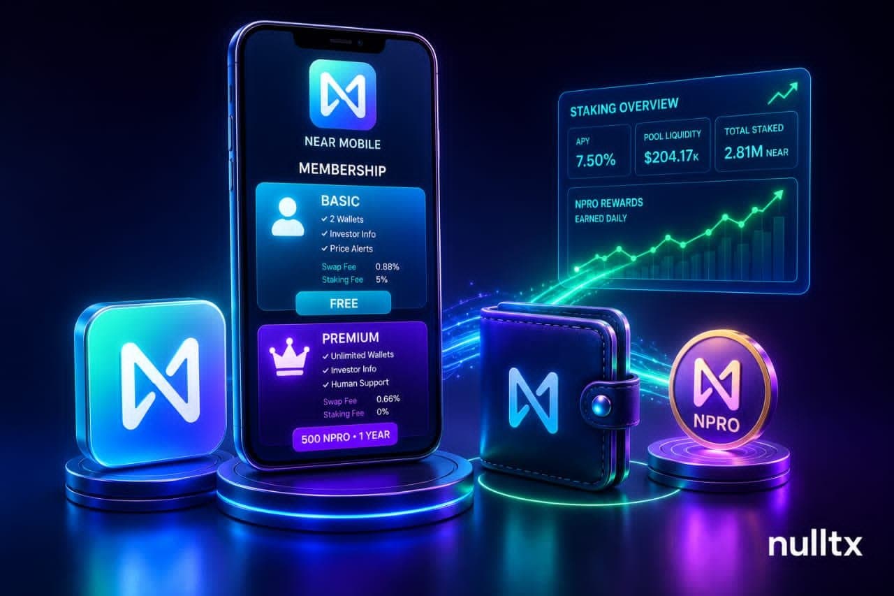 NEAR Mobile Drops Three-Tier Membership to Two in Version 3.11.0