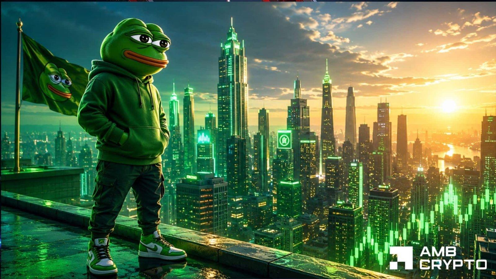 PEPE Surges 14% As Market Activity Increases