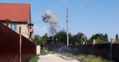 Ukrainian Drones Target Key Airbase in Russian-Controlled Crimea