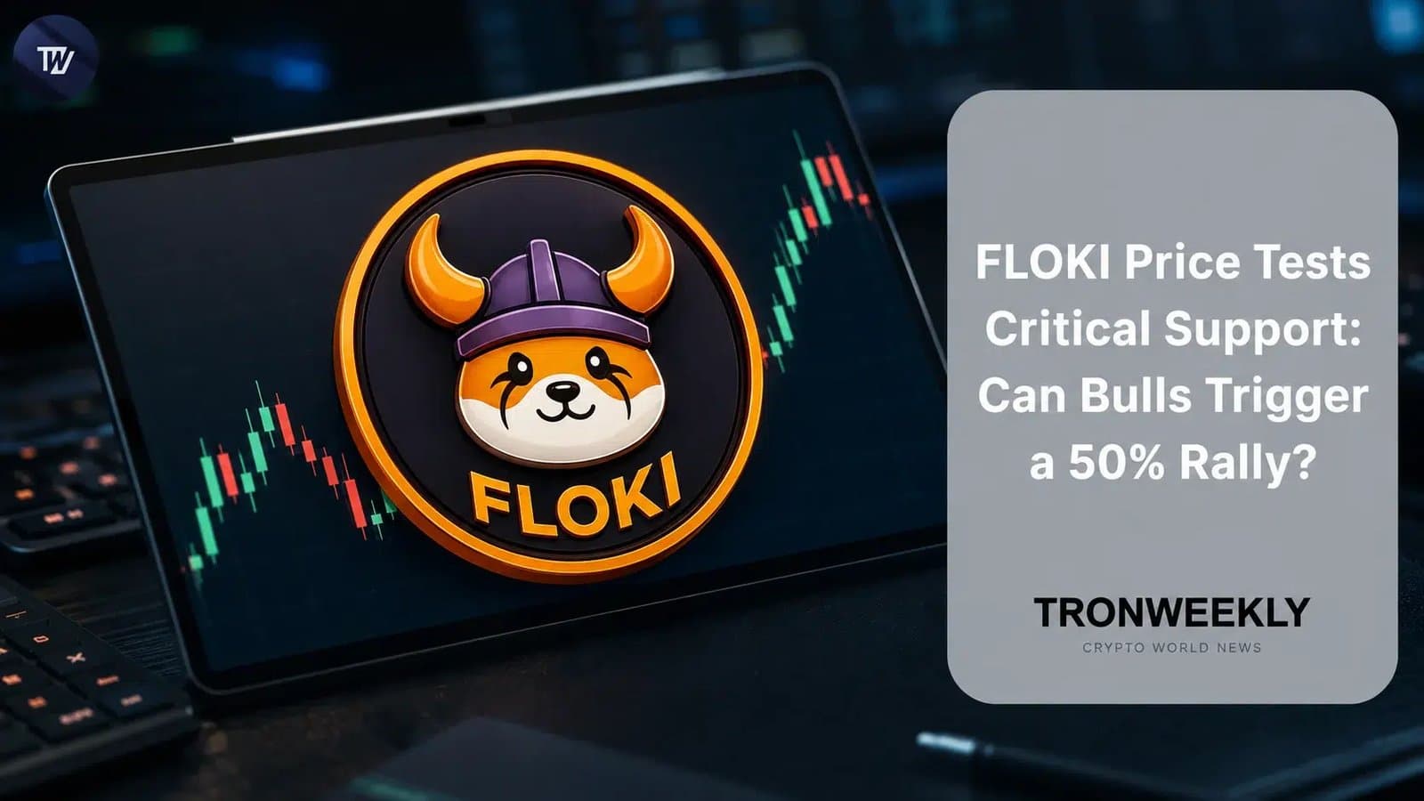 FLOKI Faces Key Support Test Amid Downtrend, Bulls Eye 50% Gain
