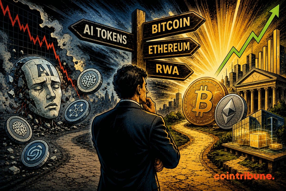 AI Crypto Tokens Drop to 3.3% Return as Interest Shifts to Real-World Assets