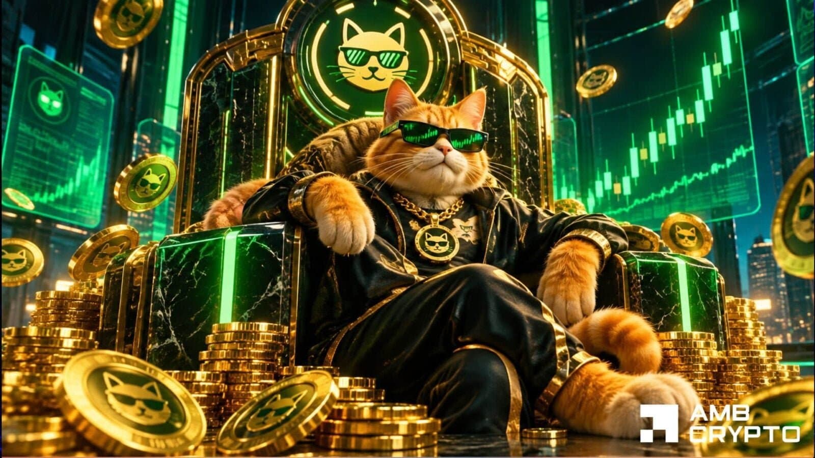 Whale dumps million into CASHCAT as token soars 22 percent in a day