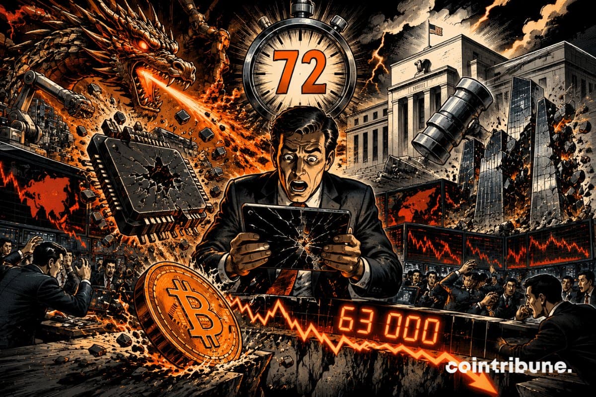 Bitcoin Slips Below $63,000 Amid Tech Stock Collapse and Global Market Jitters