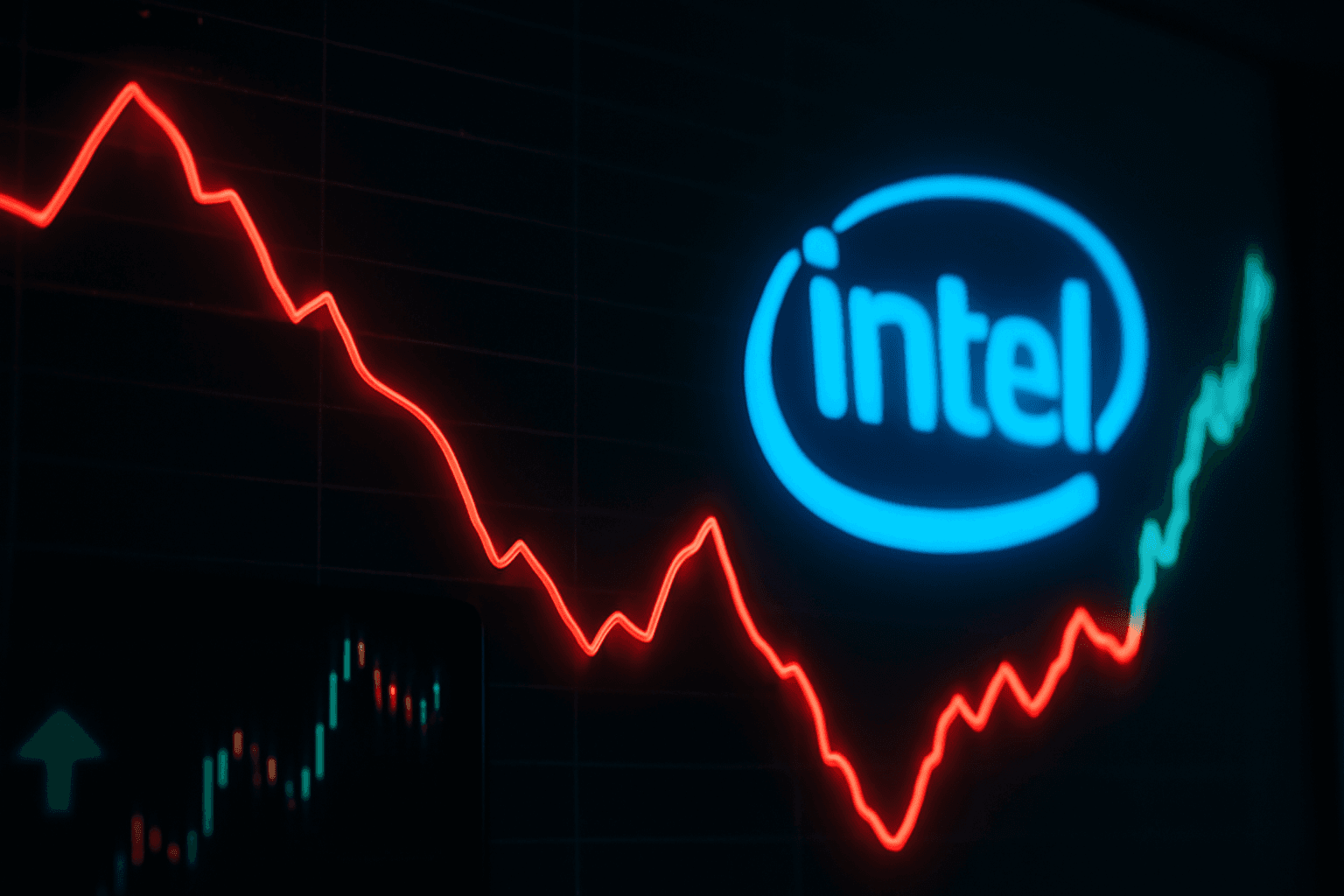 Intel Shares Bounce Back After Slumping Nearly 20%, Eyeing Key Resistance Range