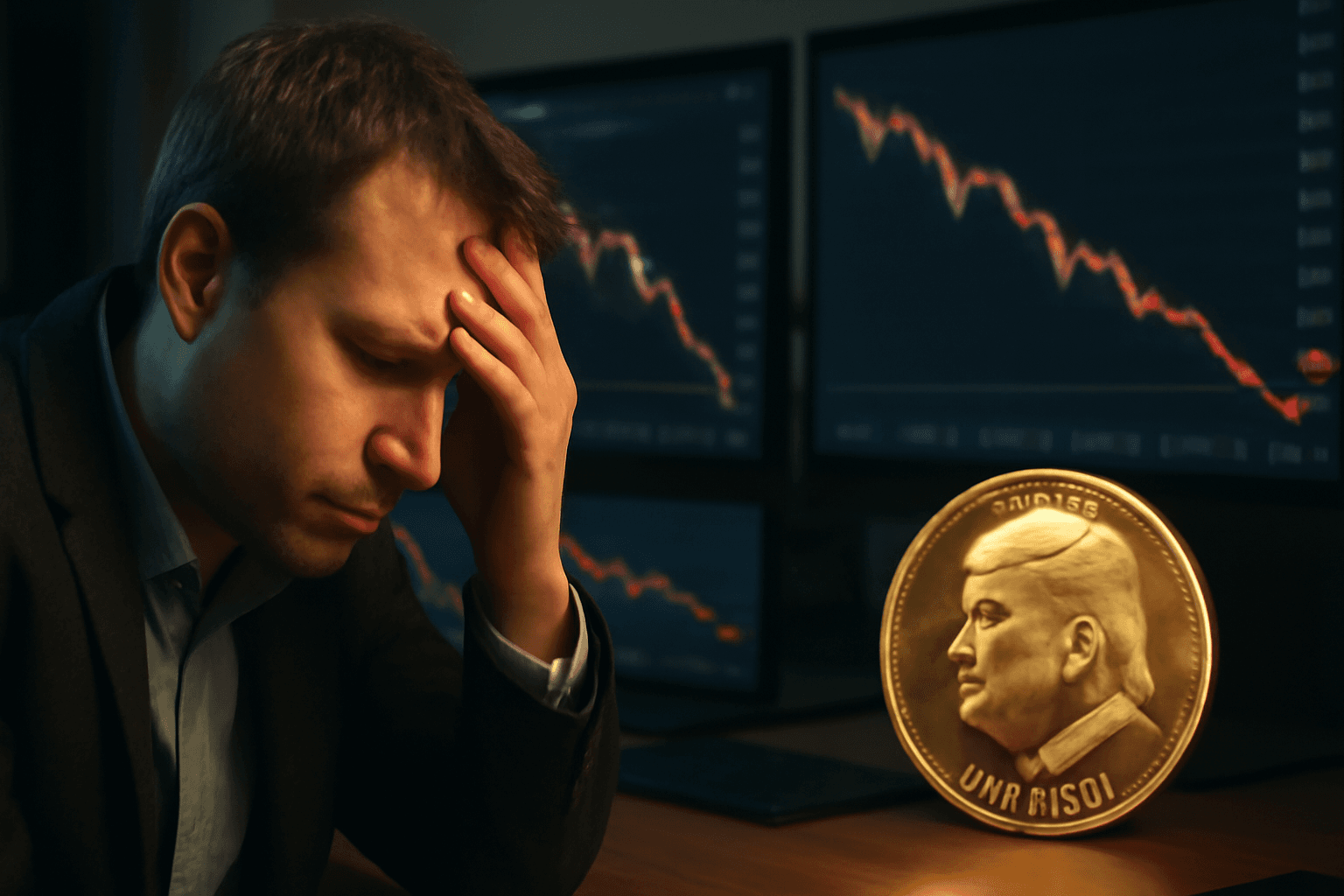 Investors Face Huge Losses as TRUMP Memecoin Plummets
