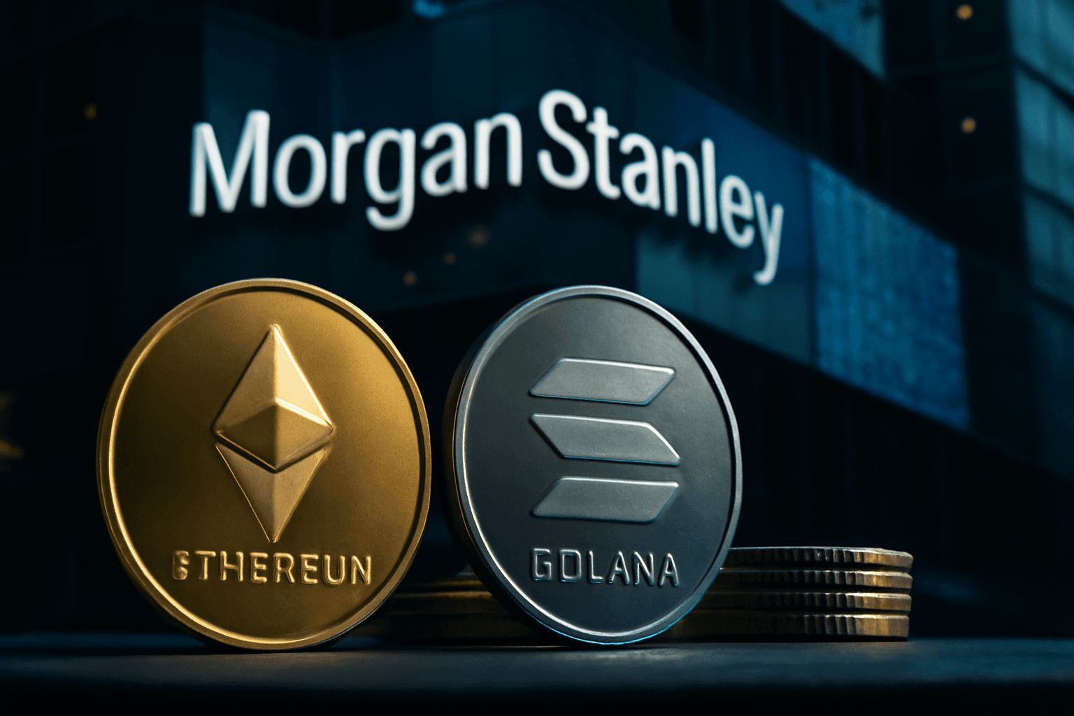 Morgan Stanley Moves Forward with Ethereum and Solana ETF Plans