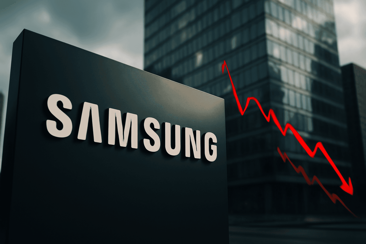 Samsung Breaks Profit Records but Shares Plunge Amid AI Market Jitters