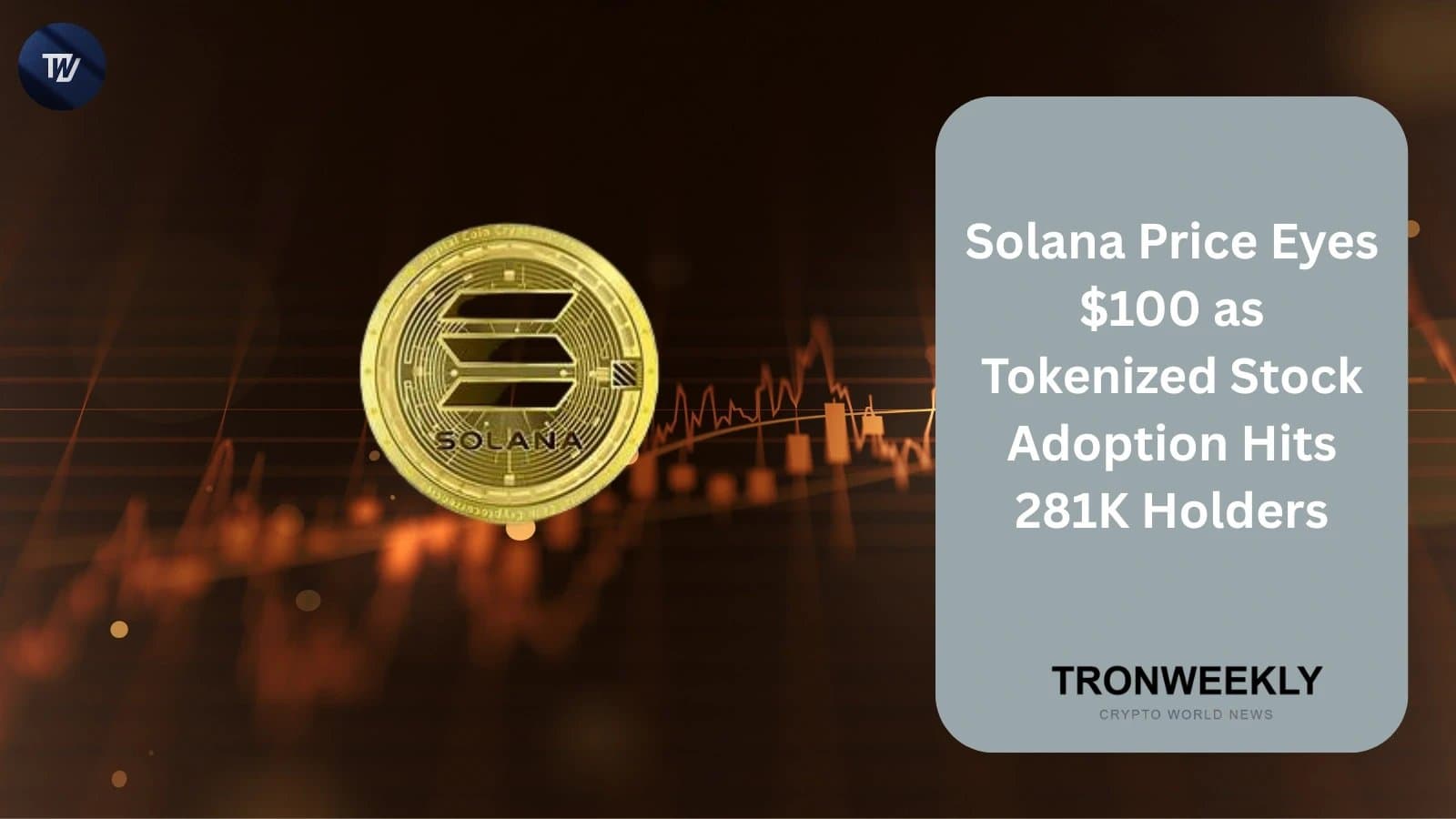 Solana Approaches $100 Mark Amid Surge in Tokenized Stock Holders