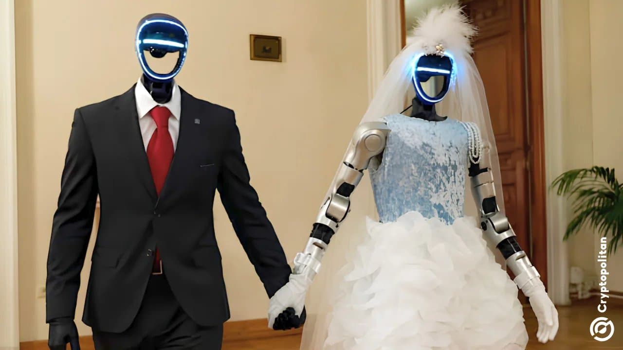 First Humanoid Robot Wedding Takes Place in Moscow Library