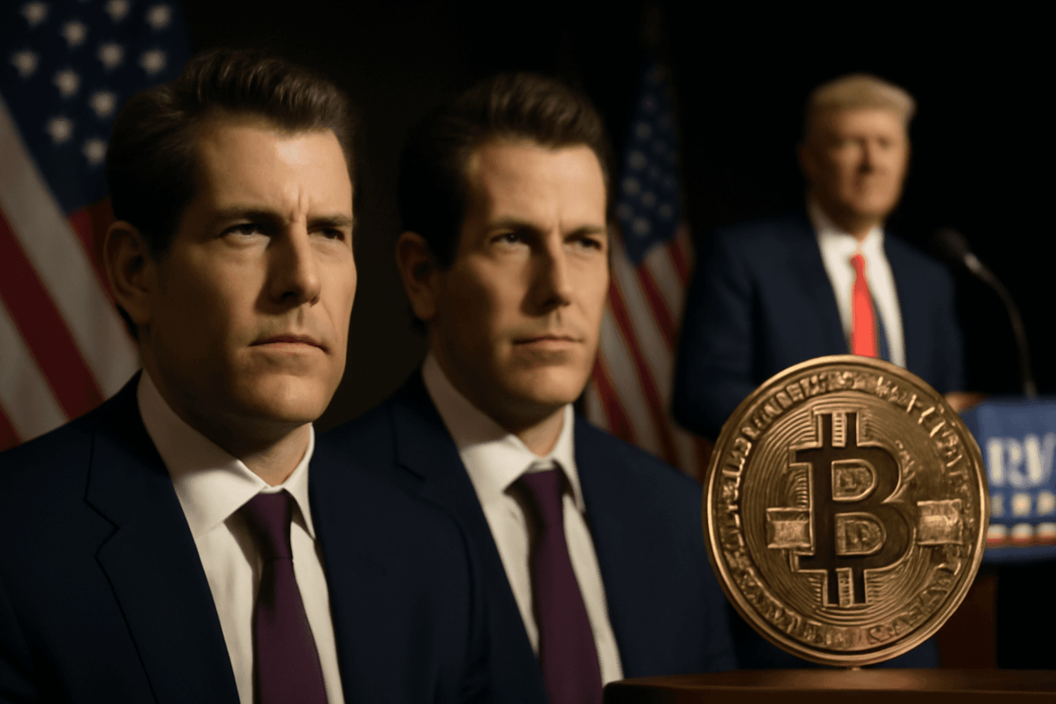 Winklevoss Twins Donate $10 Million in Bitcoin to Trump’s PAC Soon After CFTC Settlement Reversal