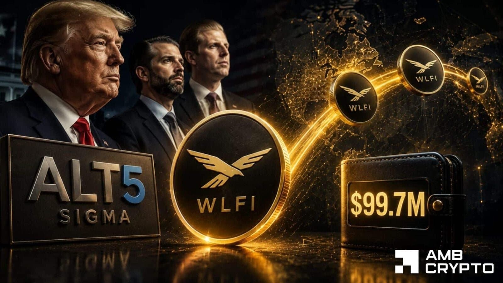 ALT5 Sigma Moves Nearly $100M in WLFI Amid Huge Paper Losses
