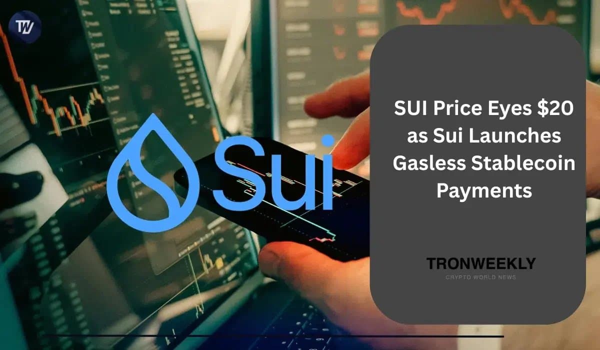 Sui Network Boosts Appeal with Gasless Stablecoin Payments as SUI Eyes Higher Price