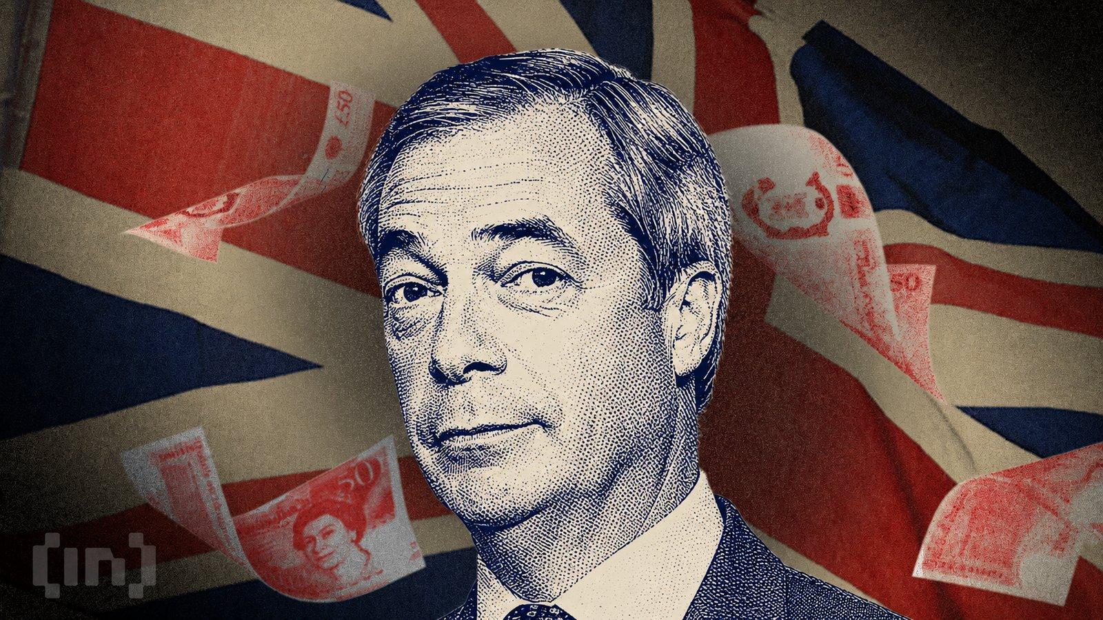 Parliamentary Standards Watchdog Investigates Nigel Farage's Crypto Lobbying Activities