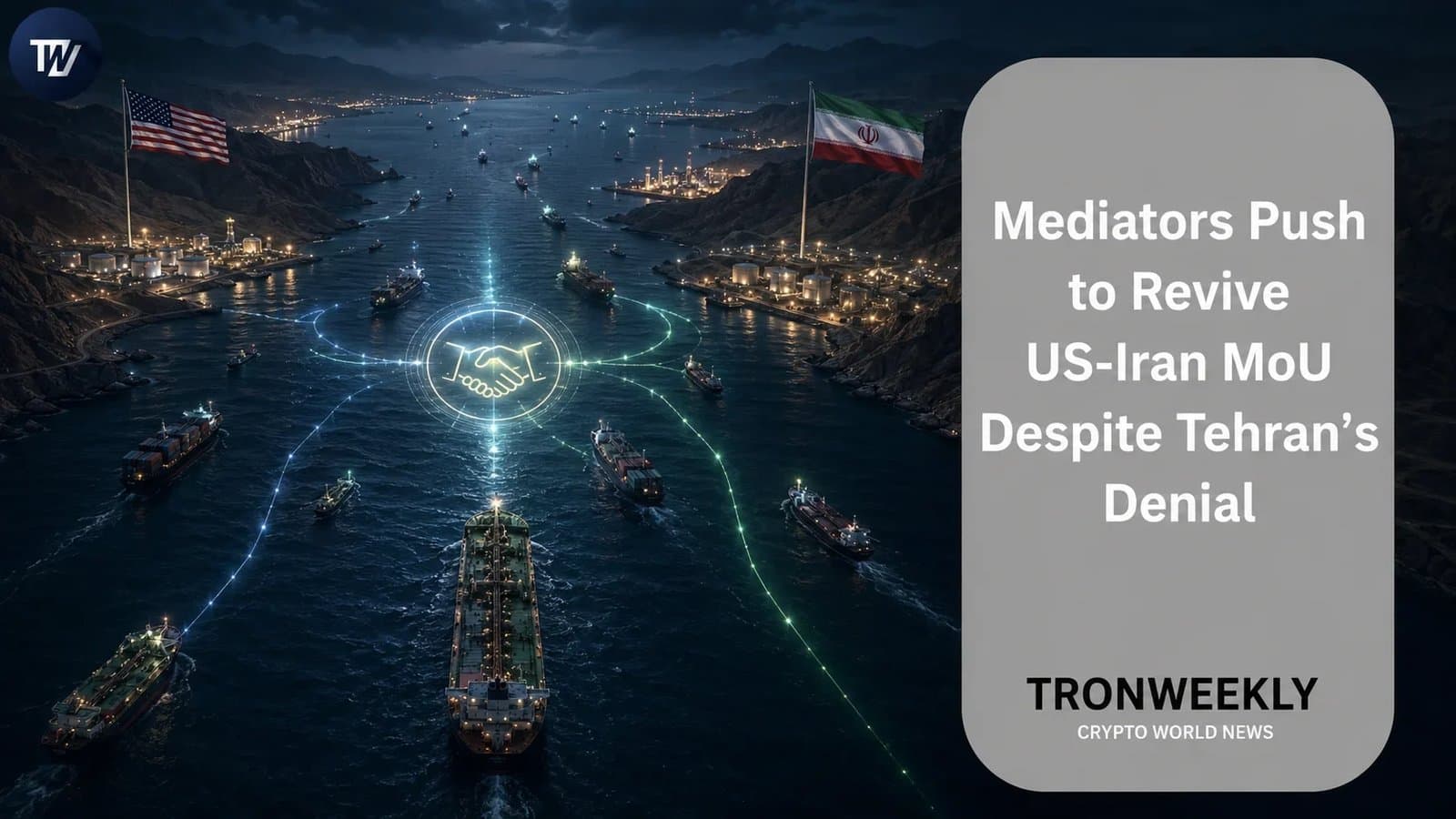 Mediators Near Deal to Restart US-Iran Talks Amid Strait of Hormuz Tensions