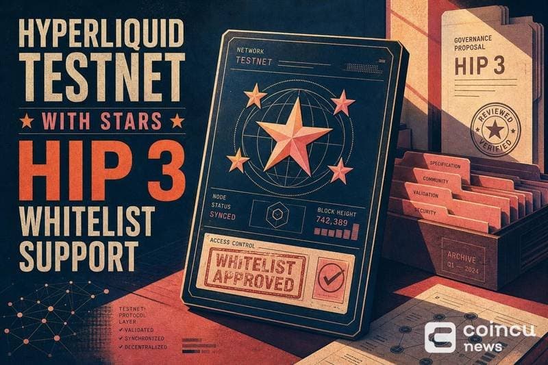Hyperliquid Launches Testnet with New Stars Feature and HIP-3 Whitelist Support
