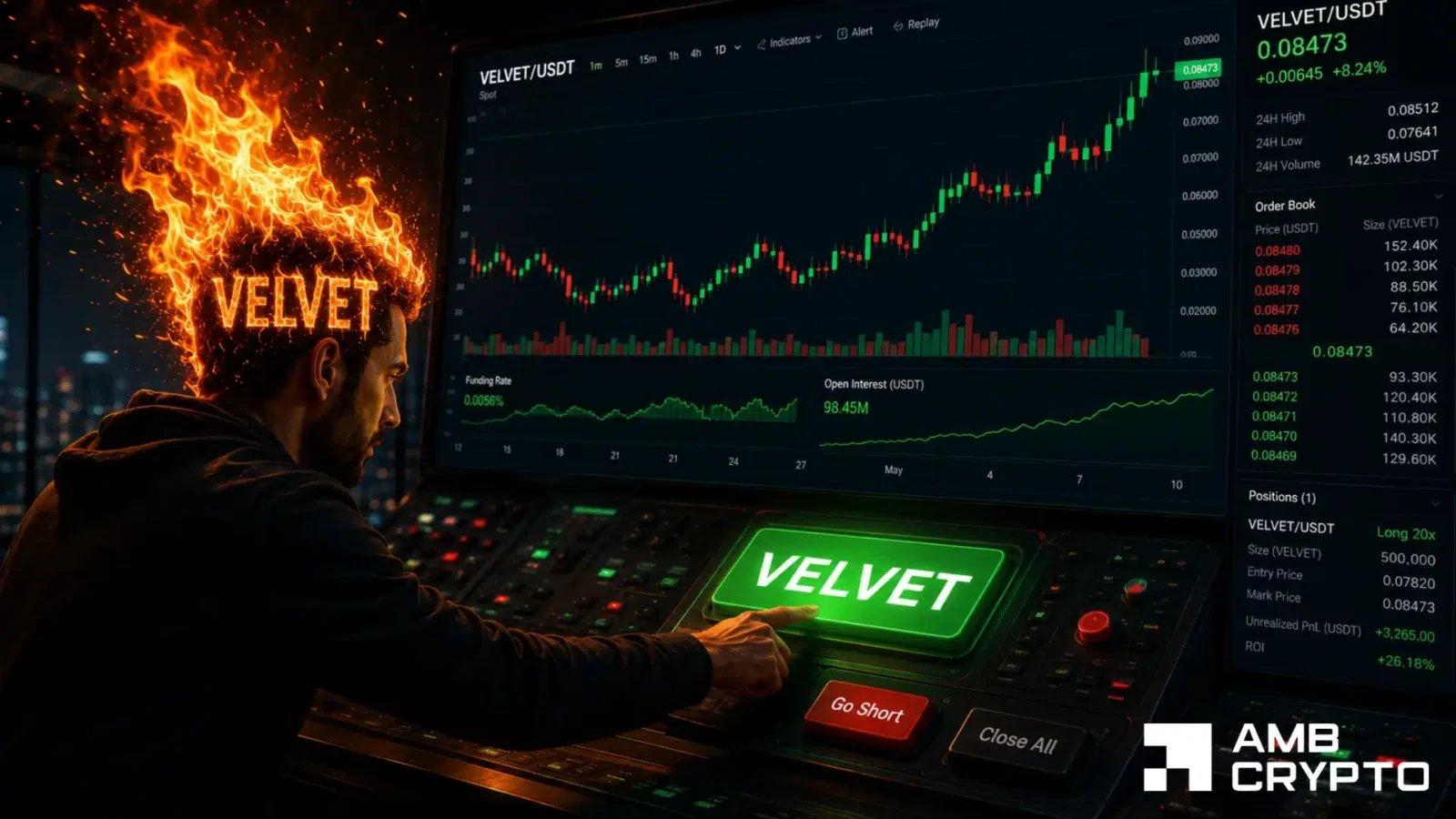 Velvet Cryptocurrency Faces 75% Decline Amid Ongoing Sell-offs