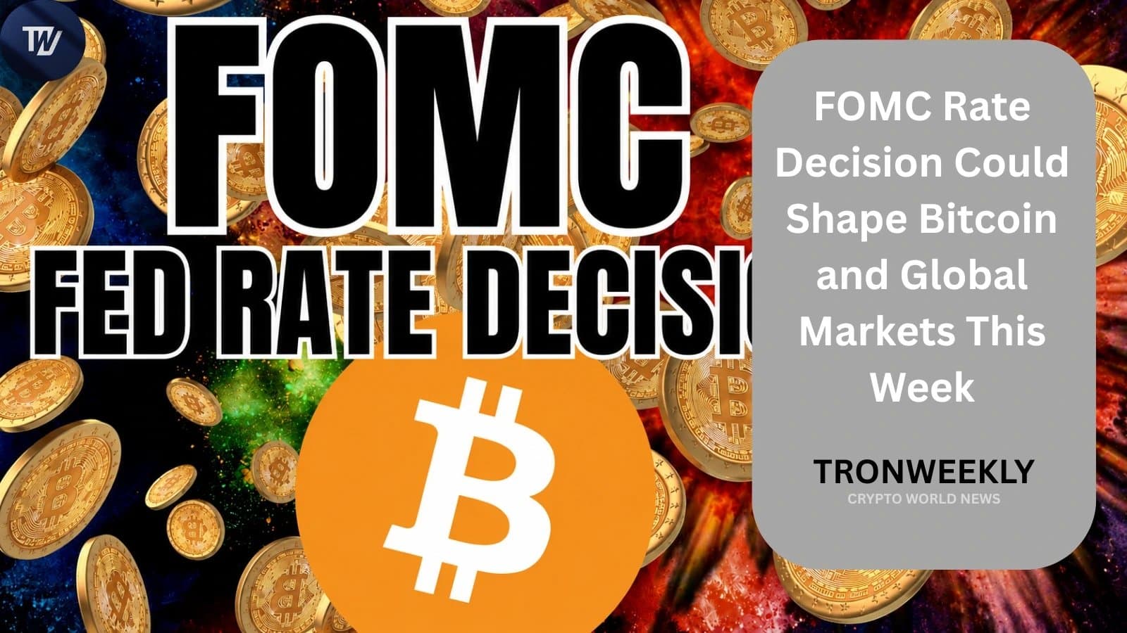 Federal Reserve Rate Decision Poised to Influence Bitcoin and Global Markets This Week