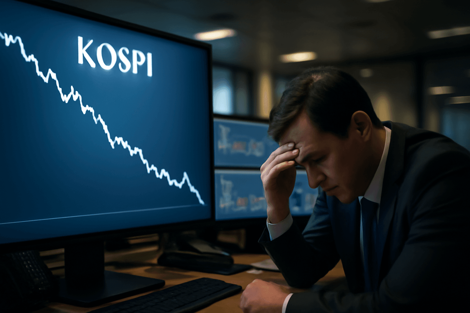 Significant Decline in KOSPI Index Over Recent Weeks