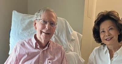 Mitch McConnell Leaves Hospital but Still Awaits Go-Ahead to Return to Senate