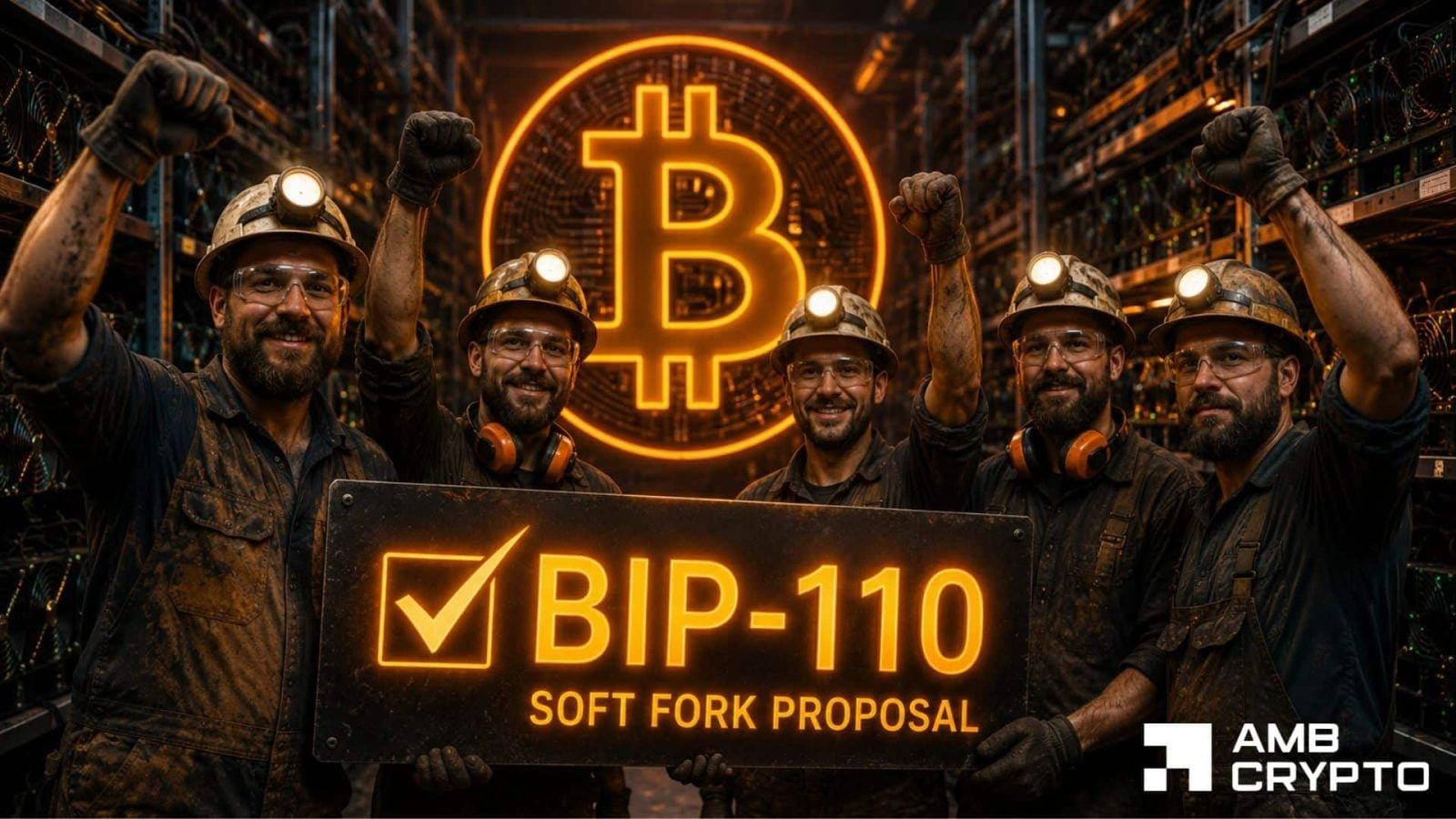 BIP-110 Soft Fork Proposal Fails to Gain Miner Support