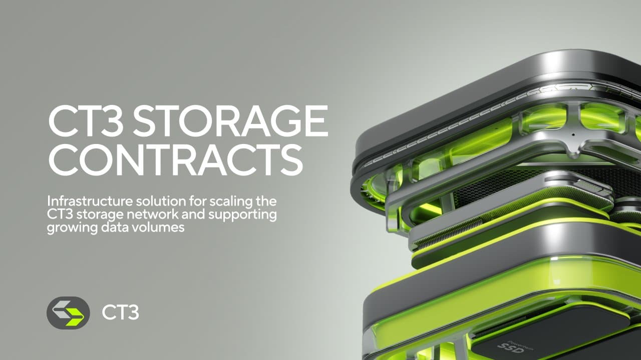 CT3 Upgrades Decentralized Storage with New Contracts Model