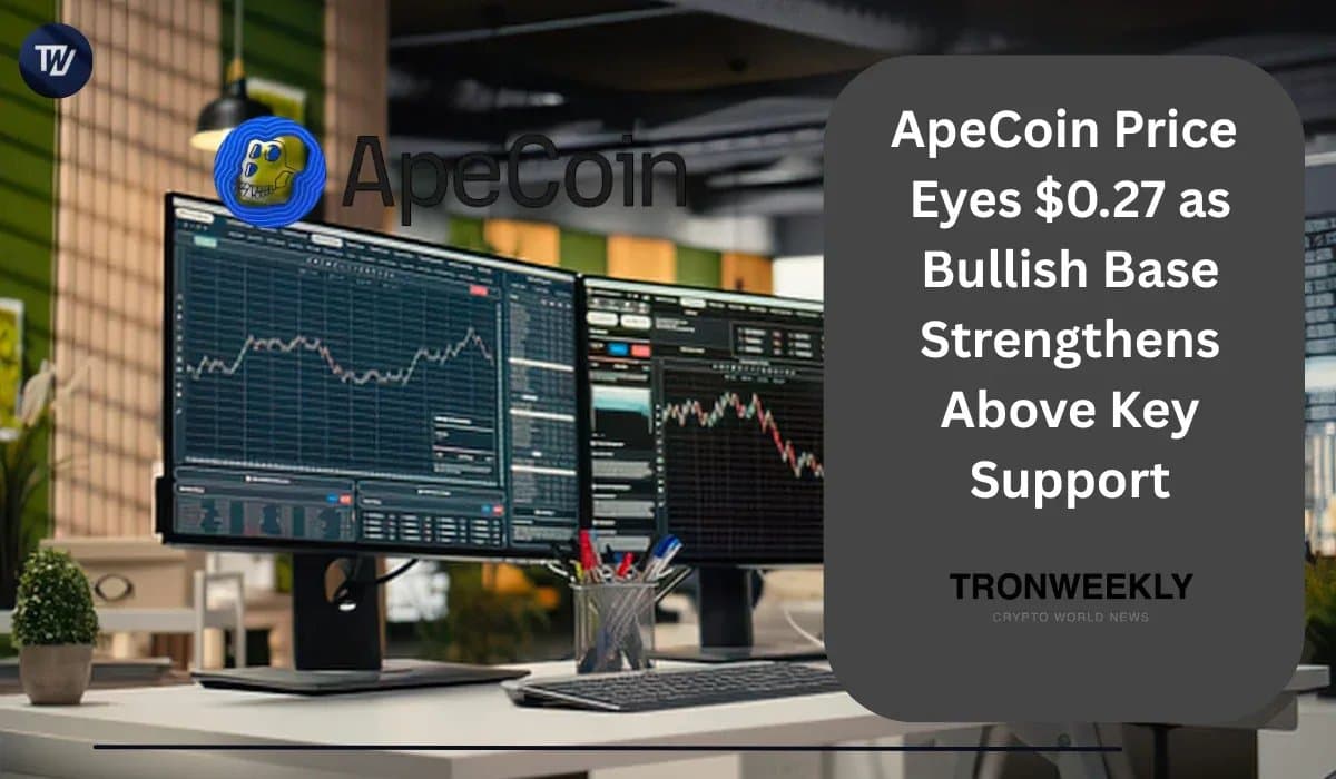 ApeCoin Eyes Rally to $0.27 as Technical Signals Strengthen