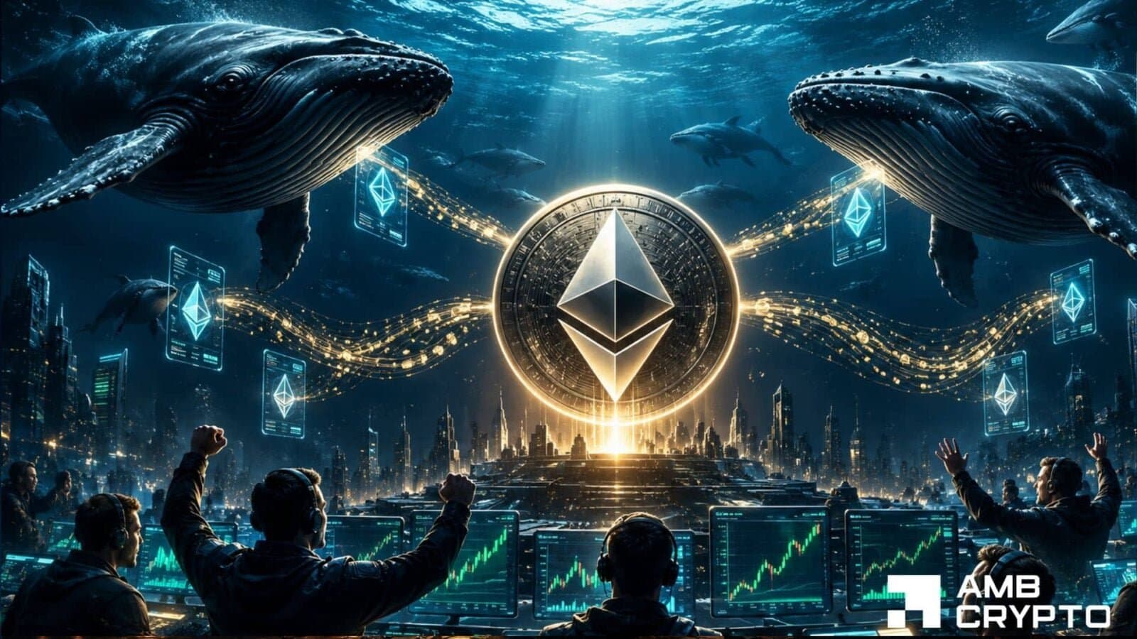Ethereum Whales Move $430 Million in ETH Without Shaking Market Confidence