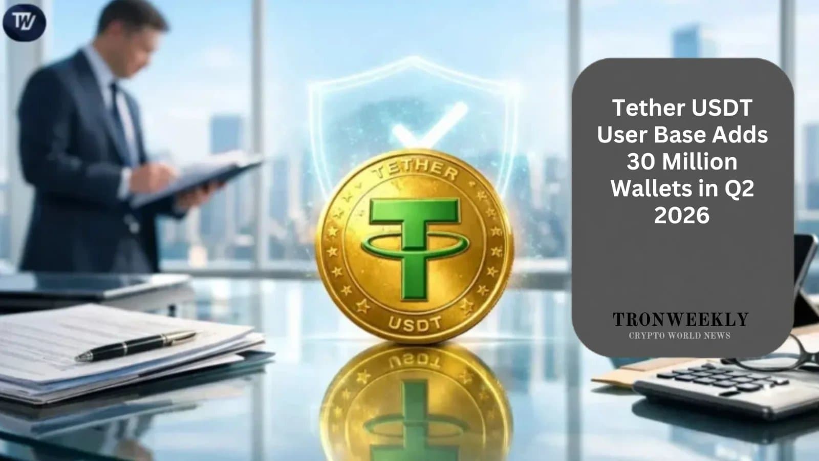 30 Million New Wallets Added to Tether USDT Ecosystem in Q2 2026