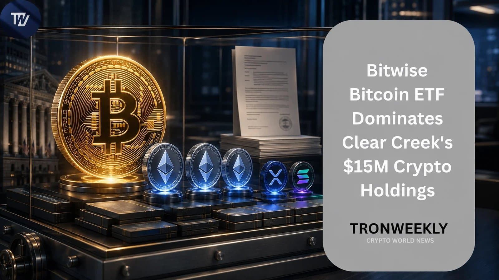 Clear Creek’s Crypto Portfolio Packs $10M in Bitwise Bitcoin ETF