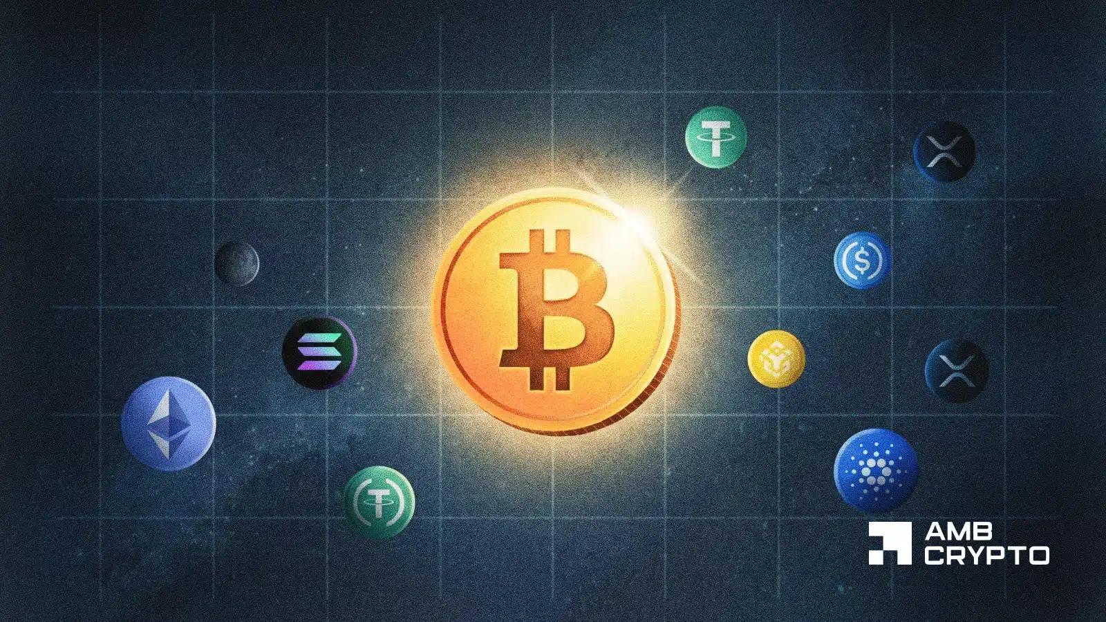 Altcoin Season Index at 51 as Bitcoin Dominance Holds Near 58%